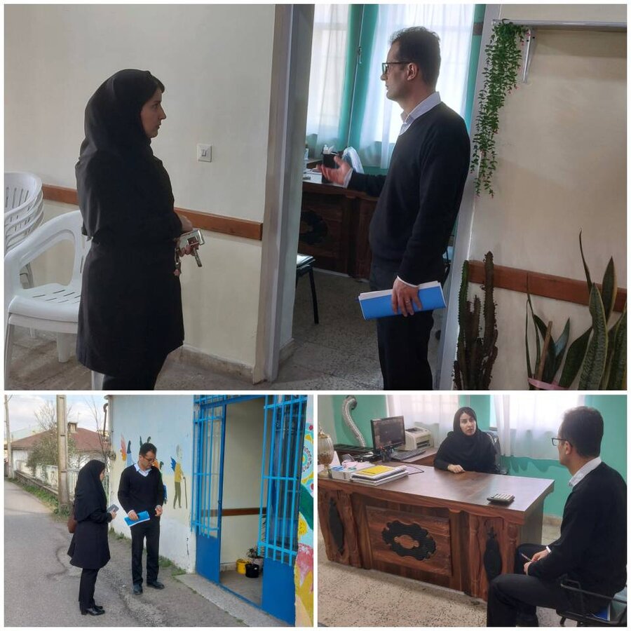 ️صومعه‌سرا /نشست مشورتی و بازدید کارشناس مناسب‌سازی بهزیستی از مرکز «رویای شیرین»