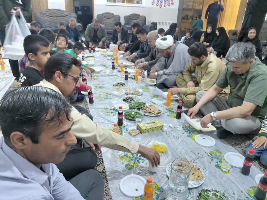 ضیافت افطاری مددجویان بهزیستی نرماشیر