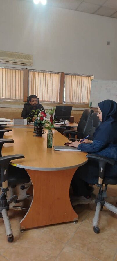 سروستان | روابط عمومی بهزیستی »»»  در جلسه‌ای با رییس اداره برق تدین مطرح شد؛ بررسی فرآیند صدور مجوز احداث نیروگاه‌های خورشیدی