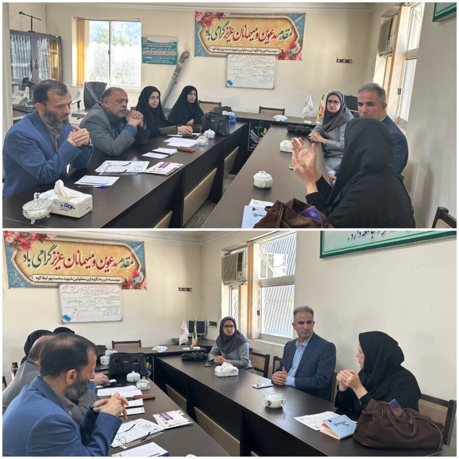 لنگرود /بازدید نظارتی دوره‌ای مسئولین بهزیستی استان از مراکز توانبخشی شبانه‌روزی تحت نظارت 