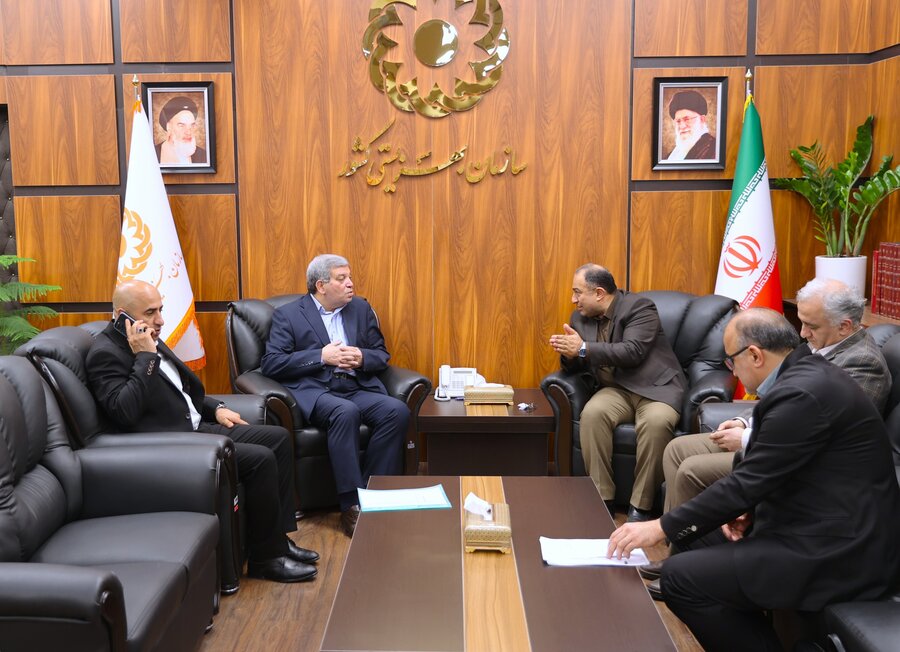 دیدار آقای فاطمی نماینده بابل با رئیس سازمان بهزیستی