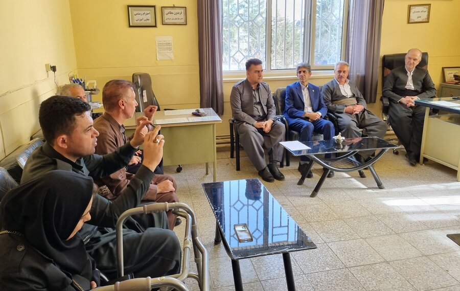 دیدار با مددجویان جوانرود