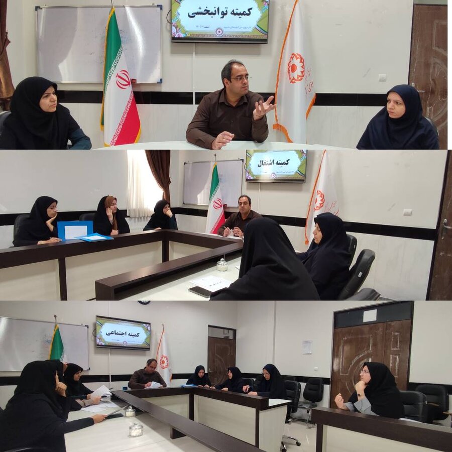 کمیته های تخصصی توانبخشی، اشتغال و اجتماعی در بهزیستی بشرویه برگزار گردید