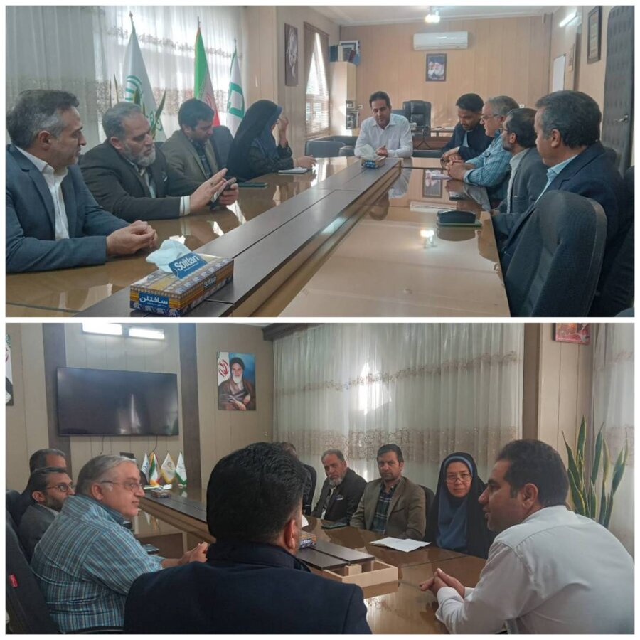 دیدار سرپرست بهزیستی بیرجند با رئیس ستاد اجرایی فرمان حضرت امام(ره) خراسان جنوبی