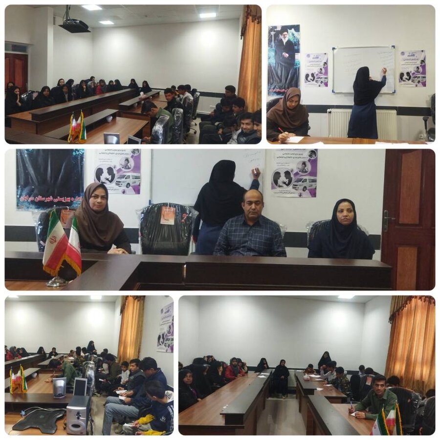  برگزاری جلسه انتخابات پارلمان مشورتی دانش‌آموزان جامعه هدف بهزیستی شهرستان سرایان