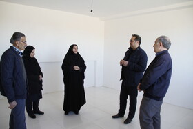 بازدید مدیرکل بهزیستی استان اردبیل از پروژه ۳۰ واحدی  حضرت ولی عصر شهر نمین