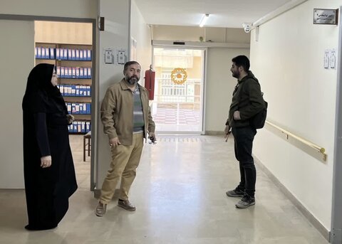 ساوجبلاغ | بازدید فرمانده سپاه از اداره بهزیستی و بررسی الزامات پدافند غیرعامل