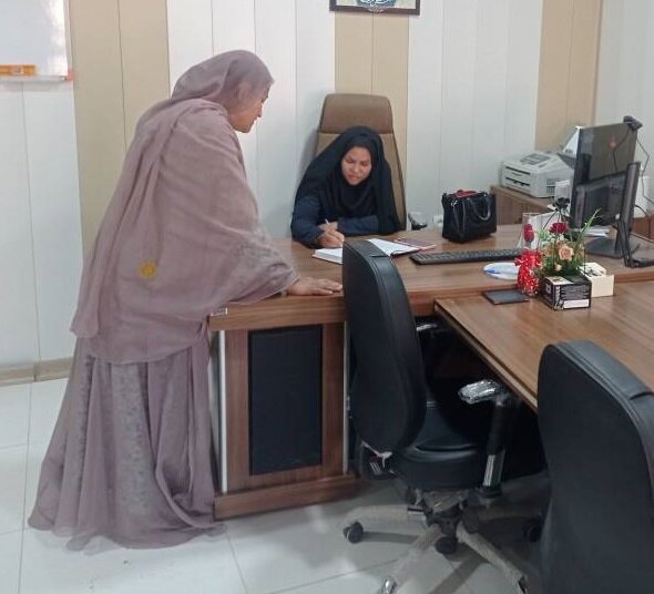 میناب | برگزاری میز ارتباطات مردمی اداره بهزیستی شهرستان میناب