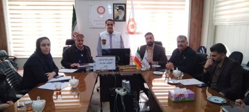 برگزاری نشست تخصصی معرفی برنامه اورژانس اجتماعی در بهزیستی مهاباد