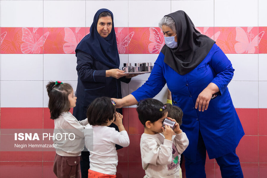 ضیافت افطاری بهزیستی در شیرخوارگاه آمنه