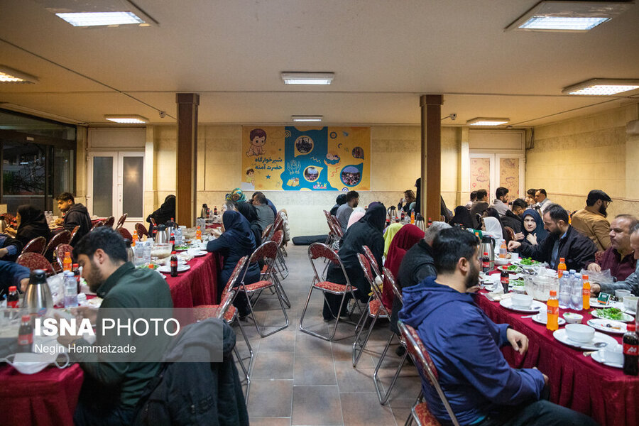 ضیافت افطاری بهزیستی در شیرخوارگاه آمنه