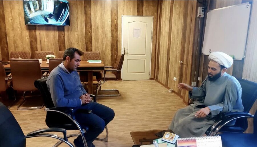 طالقان | دیدار رئیس اداره تبلیغات اسلامی با رئیس اداره بهزیستی شهرستان طالقان 
