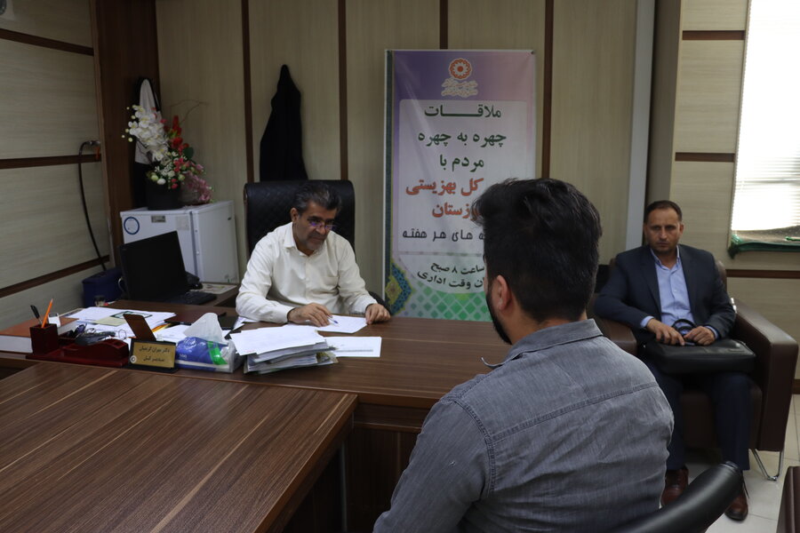 ملاقات چهره به چهره مدیرکل بهزیستی خوزستان با جامعه هدف