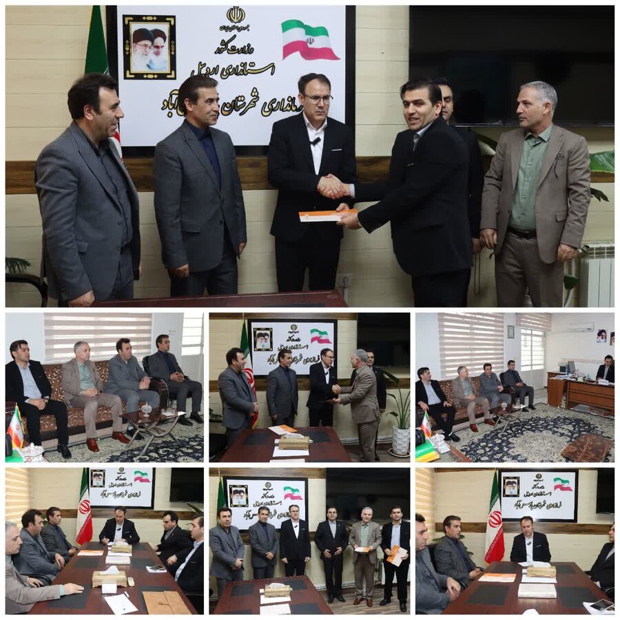 آیین تکریم و معارفه سرپرست اداره بهزیستی شهرستان پارس‌آباد 