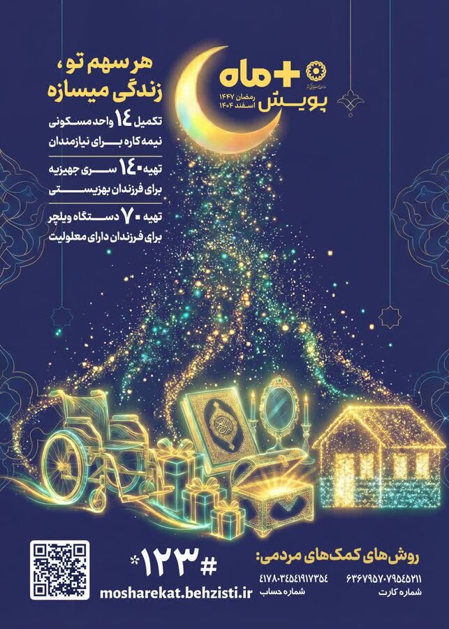 پویش ملی «مثبت ماه» در گلستان با هدف کمک به نیازمندان آغاز شد