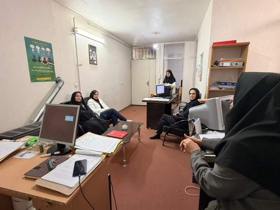 بازدید رئیس اداره فوریت‌های اجتماعی بهزیستی استان از مرکز اورژانس اجتماعی شهرستان گنبد