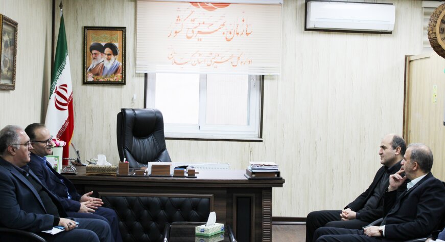 دیدار مدیرکل اموراقتصادی و دارایی گیلان با مدیرکل بهزیستی گیلان