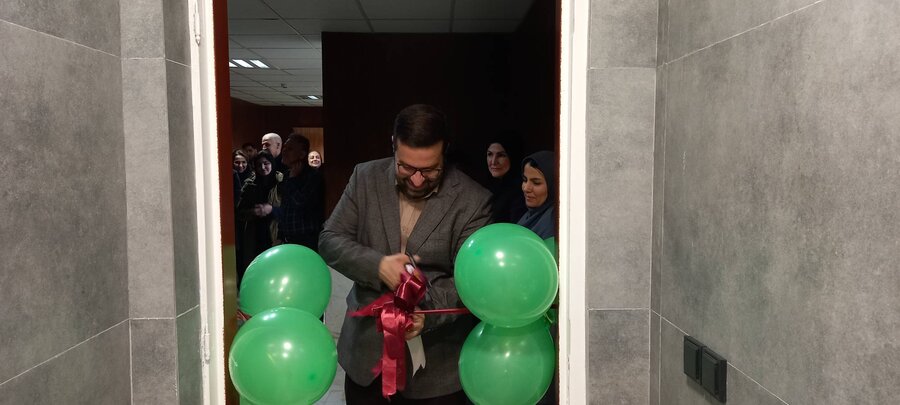 افتتاح بخش نوپا و آشپزخانه استاندارد شیرخوارگاه آمنه شمیرانات با مشارکت خیرین و حضور مدیرکل بهزیستی استان تهران