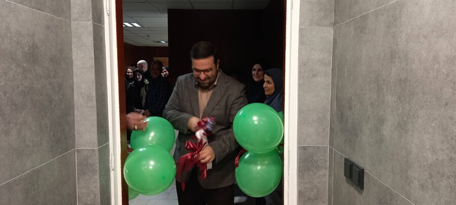 افتتاح بخش نوپا و آشپزخانه استاندارد شیرخوارگاه آمنه شمیرانات با مشارکت خیرین و حضور مدیرکل بهزیستی استان تهران