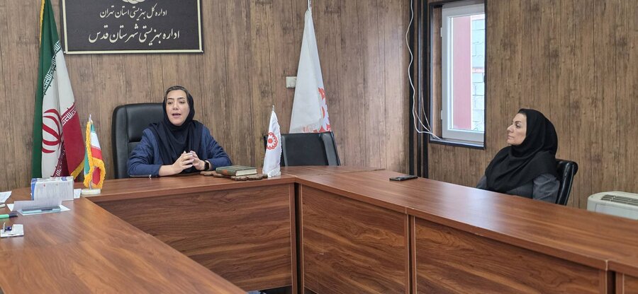 شهر قدس | برگزاری جلسه آموزشی تغذیه مناسب ماه مبارک رمضان برای کارکنان بهزیستی