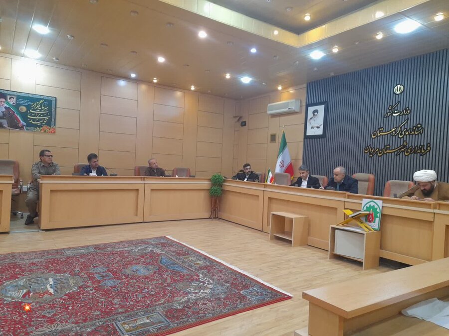 دومین جلسه شورای هماهنگی مبارزه با مواد مخدر در مریوان برگزار شد