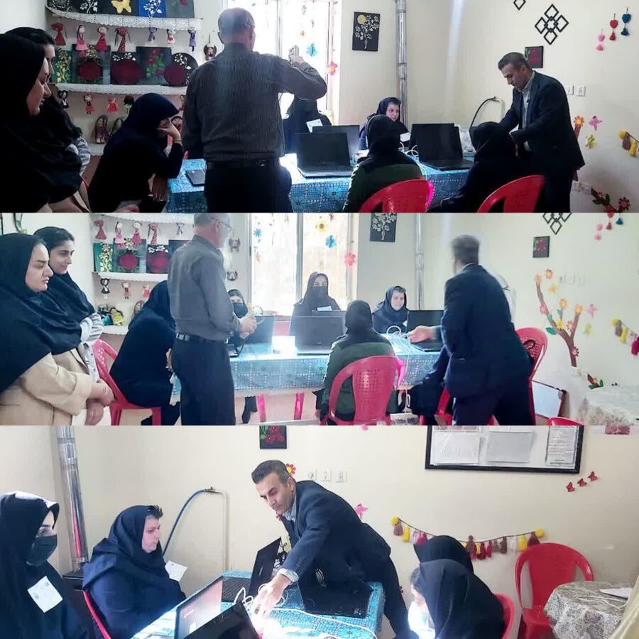 چهارمحال| فارسان | اولین آزمون آنلاین سیارمرکز آموزش فنی و حرفه ای در مراکز بهزیستی 