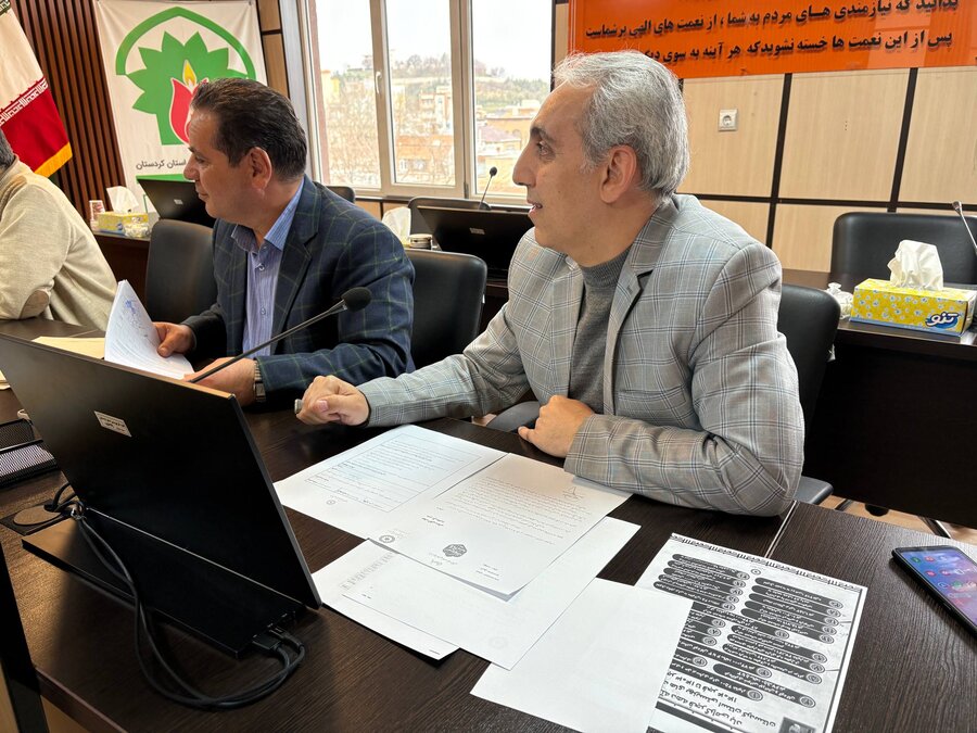 جلسه شورای معاونین اداره کل بهزیستی استان کردستان برگزار شد
