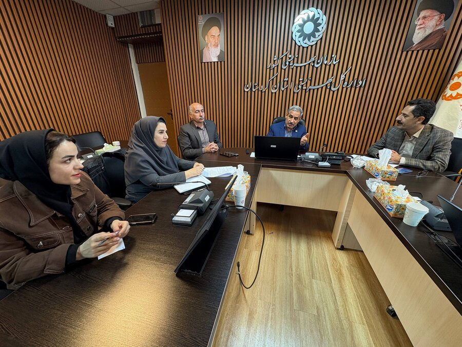 جلسه شورای معاونین اداره کل بهزیستی استان کردستان برگزار شد