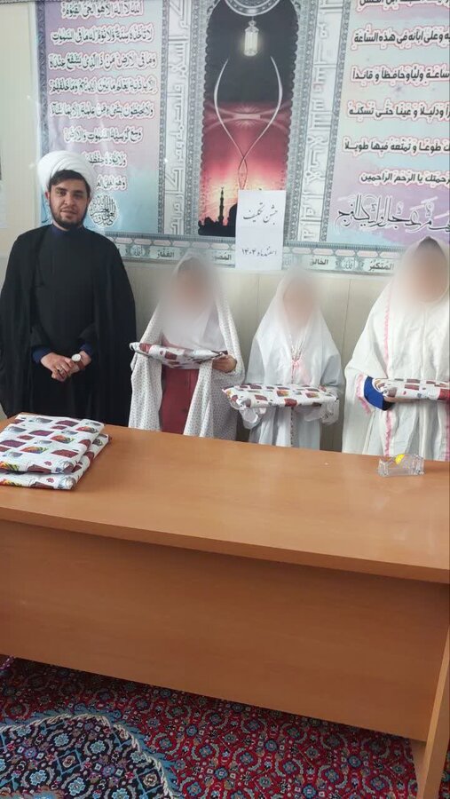 مراسم جشن عبادت دختران تحت پوشش بهزیستی در بیجار برگزار شد 
