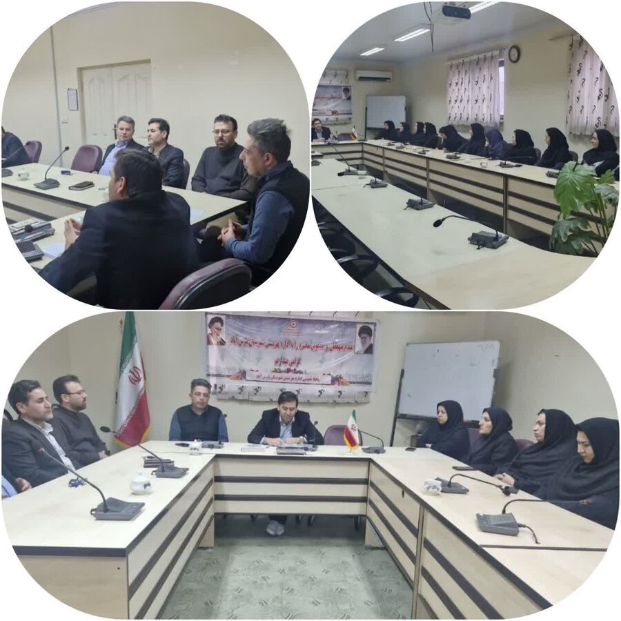 پارس آباد|جلسه آشنایی رئیس جدید اداره بهزیستی شهرستان پارس اباد با پرسنل اداره صبح امروز در محل سالن جلسه این اداره برگزار شد.