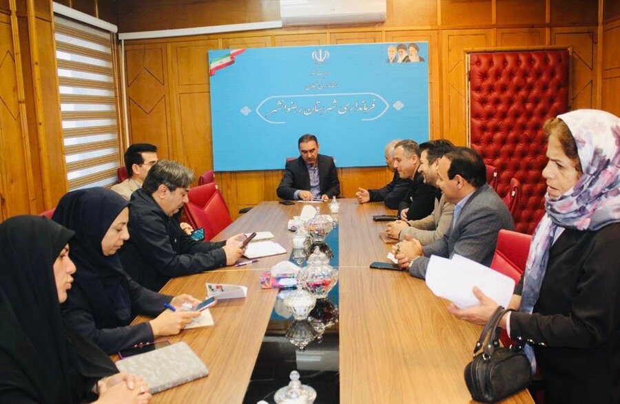 رضوانشهر/حضور رئیس اداره بهزیستی،در ملاقات مردمی فرمانداری 