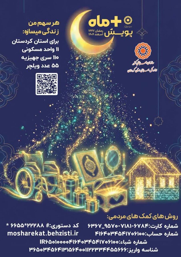 پویش «مثبت ماه» با شعار «هر سهم تو زندگی می‌سازد» برای تأمین نیازهای جامعه هدف بهزیستی آغاز شد