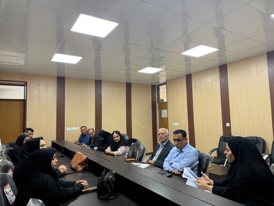 برگزاری جلسه هماهنگی برنامه ‌های ماه مبارک رمضان در بهزیستی لامرد
