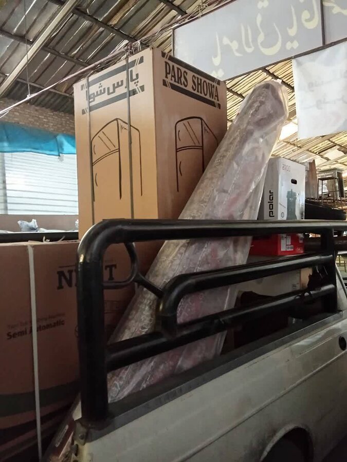 شیراز| گزارش ۳ سفره های مهربانی| اهدا یک سری جهیزیه به زوج تحت حمایت