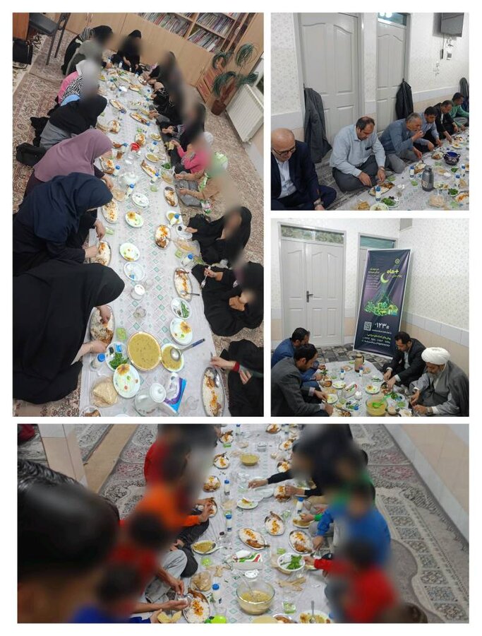در ماه مهربانی و همدلی، سفره افطاری در مرکز شبانه‌روزی حضرت علی‌ابن‌ابیطالب(ع) با حضور مسئولان، خیرین نیک‌اندیش و کودکان پهن شد