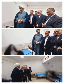 دیدار مسئولان با مادران مقیم در خانه سالمندان نیکان طبس