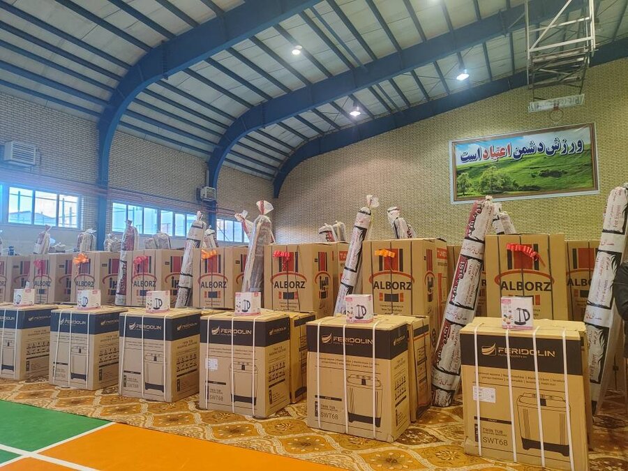 در رسانه / اهدای ۱۰۴ سری جهیزیه به نوعروسان تحت پوشش بهزیستی در آذربایجان غربی