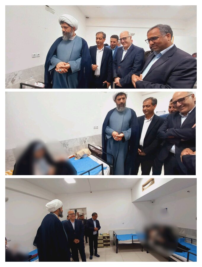 دیدار مسئولان با مادران مقیم در خانه سالمندان نیکان طبس