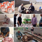 ۳۳ راس گوسفند با همت موسسات خیریه تحت نطارت بهزیستی بشرویه در عیدقربان ذبح گردید