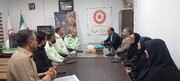 بهشهر| دیدار فرمانده انتظامی بهشهر با سرپرست اداره بهزیستی شهرستان