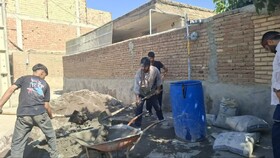 بازدید از روند بازسازی مسکن در روستای شیرامی آذرشهر