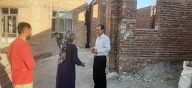 بازدید از محل سکونت جامعه هدف بهزیستی شهرستان میاندوآب