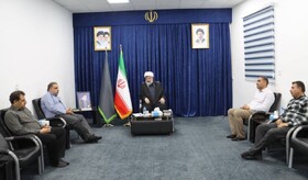 دشتی| همراهی برای خدمت؛ دیدار رئیس اداره بهزیستی شهرستان دشتی با امام جمعه شهرستان