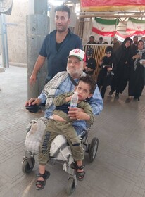 در رسانه|  ویلچرها هم در مسیر عشق جا نماندند؛ روایتی از اراده زائران اربعین در مرز مهران
