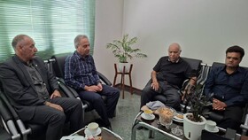 نشست معاون توسعه مدیریت و منابع بهزیستی استان با خیر کشوری