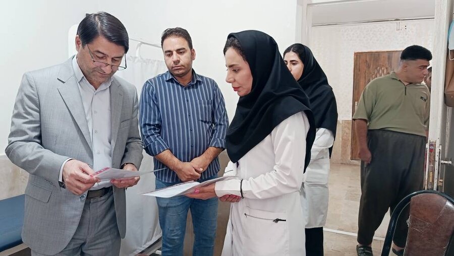 بازدید از مرکز توانبخشی گلشن در شهرستان چگنی