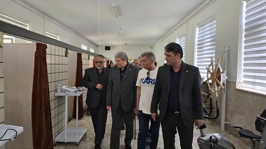 بازدید از مرکز توانبخشی معلولان فیاض بخش