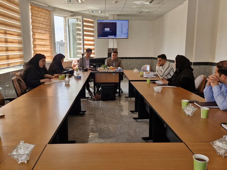 🟠 برگزاری جلسه معاونت مشارکت با تیم های نظارت ادارات بهزیستی شهرستان