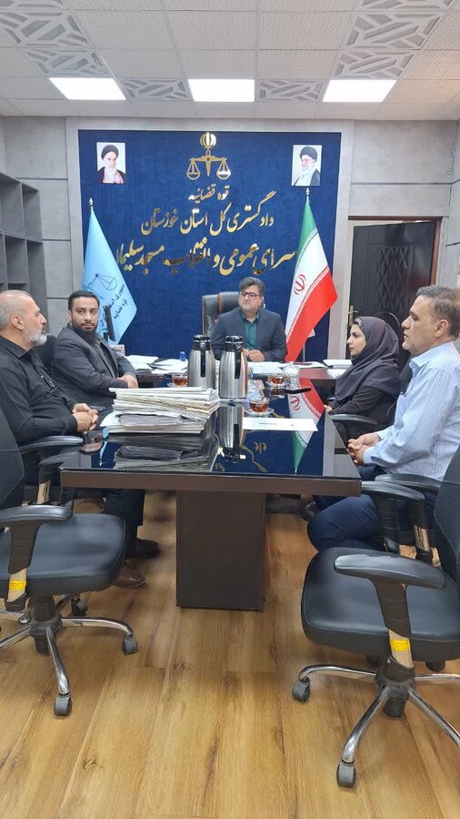 نشست مشترک بهزیستی و بیمارستان نفت مسجدسلیمان برای توسعه خدمات درمانی جامعه هدف