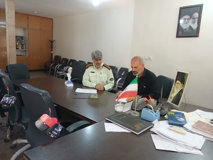 برگزاری نشست مشترک بهزیستی و یگان وظیفه عمومی مسجدسلیمان


